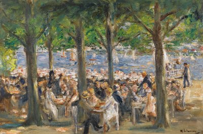 Garden Restaurant on the Havel under Trees by Max Liebermann